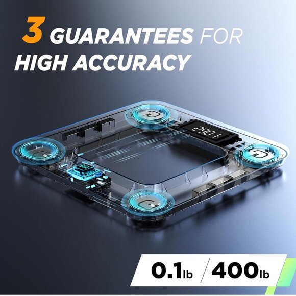 Smart Scale for Body Weight and Fat Percentage  High Accuracy Digital Bathroom S - Picture 6 of 6